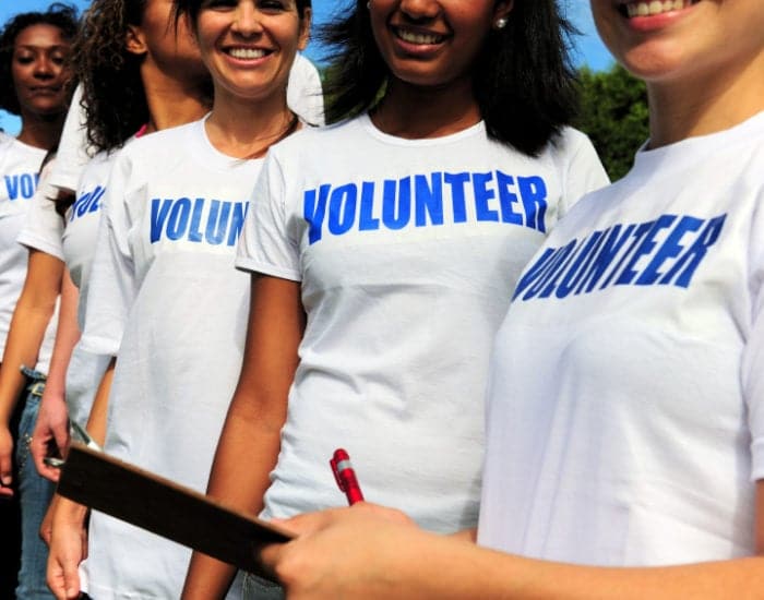 Group of nonprofit volunteers